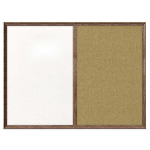 Enclosed Corkboard, 1 Door, 72"x36", 4" Fra